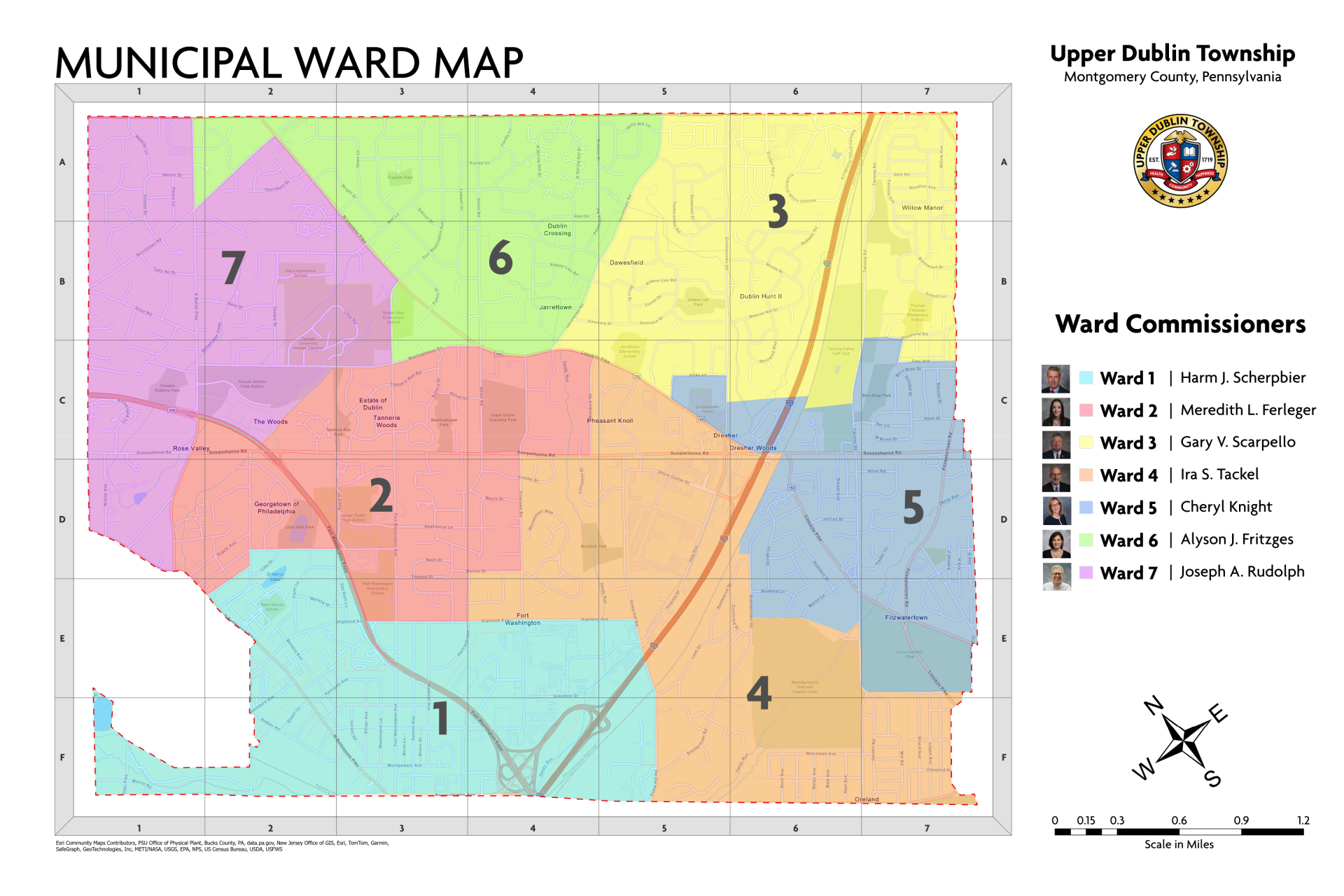 Updated Ward Map